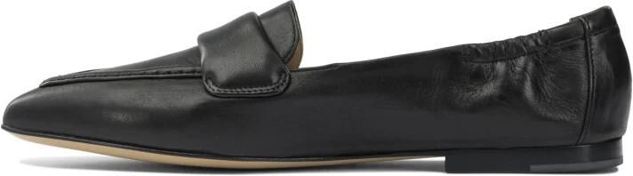 Pomme D'or Zwarte Leren Loafers Elegante Stijl