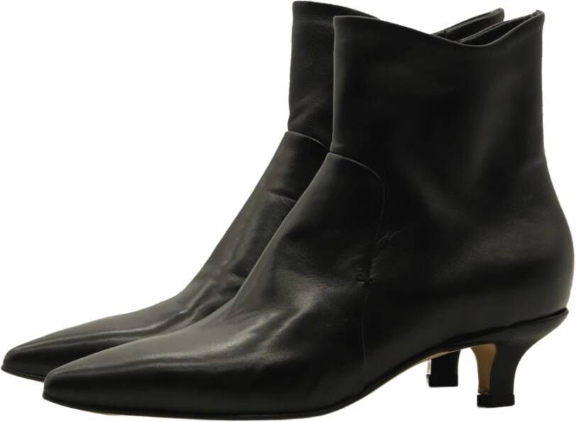 Pomme D'or Überknöchellang Stiletto Laarzen Black Dames