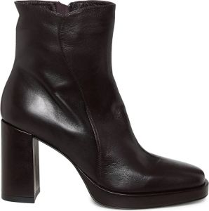 Pomme D'or Zwarte Gayle Low Boots met Plateauzool Meerkleurig Dames