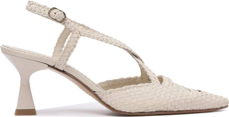 Pons Quintana Beige Leren Hakken