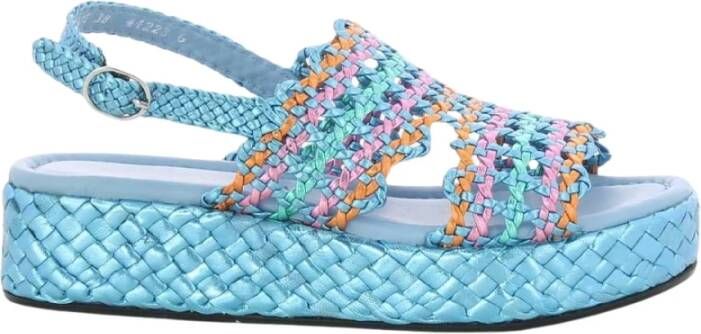 Pons Quintana Blauwe Damesschoenen Elegante Stijl