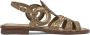 Pons Quintana Bronzen Leren Sandalen Elegant Comfort - Thumbnail 1