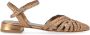 Pons Quintana Bronzen Metallic Geweven Leren Sandaal - Thumbnail 1