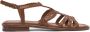 Pons Quintana Bruine Leren Sandalen Elegant Ontwerp - Thumbnail 1
