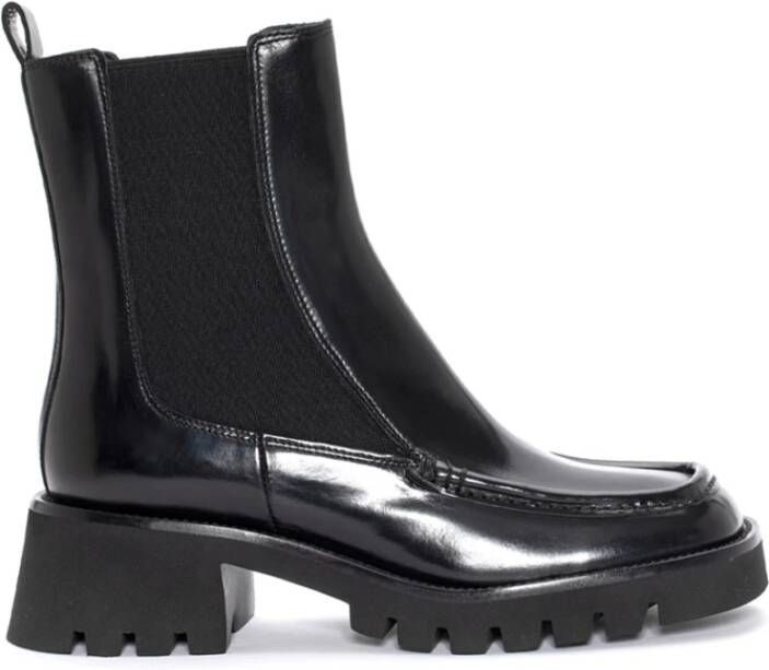 Pons Quintana Chelsea Boot Leer Elastische Mocassin Stijl