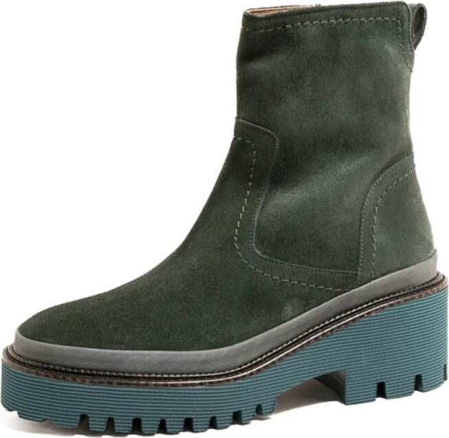 Pons Quintana Dames Schoenen Petrol Fluweel Aw23 Green Dames