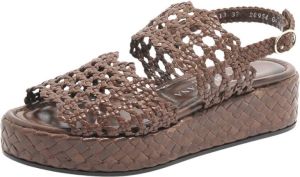 Pons Quintana Flat Sandals Bruin Dames