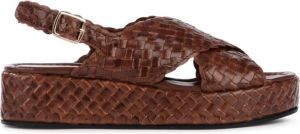 Pons Quintana Flat Sandals Bruin Dames