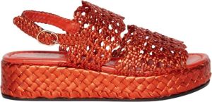 Pons Quintana Flat Sandals Oranje Dames