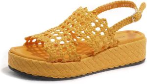 Pons Quintana Flat Sandals Oranje Dames