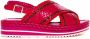 Pons Quintana Flat Sandals Pink Dames - Thumbnail 1