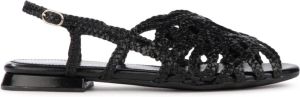 Pons Quintana Flat Sandals Zwart Dames