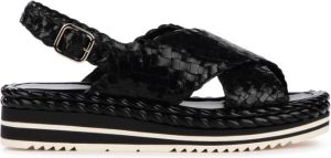 Pons Quintana Flat Sandals Zwart Dames