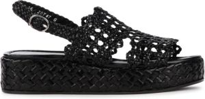 Pons Quintana Flat Sandals Zwart Dames