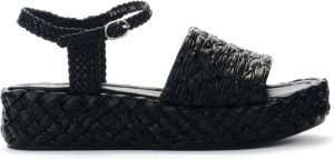 Pons Quintana Flat Sandals Zwart Dames