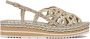 Pons Quintana Gouden Sandalen voor Vrouwen Ss25 - Thumbnail 1