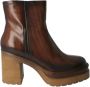 Pons Quintana Heeled Boots Brown Dames - Thumbnail 1