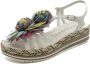 Pons Quintana Milan Milk Geweven Schoenen Ss25 - Thumbnail 1