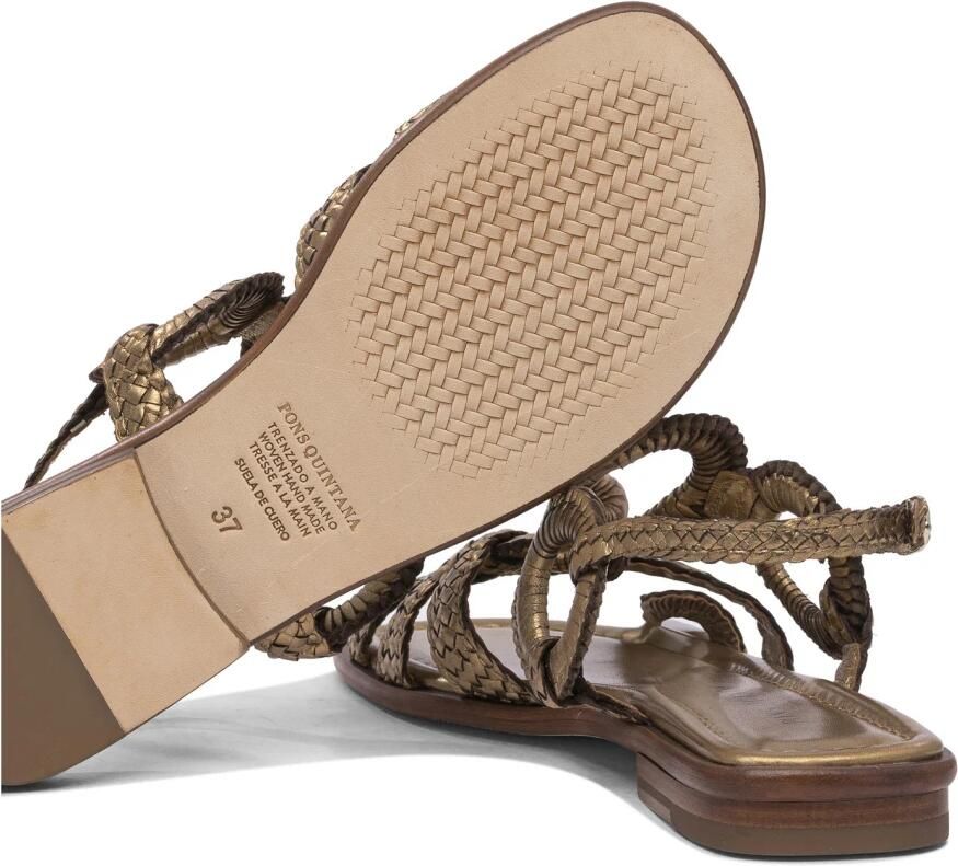 Pons Quintana Bronzen Leren Sandalen Elegant Comfort - Foto 2