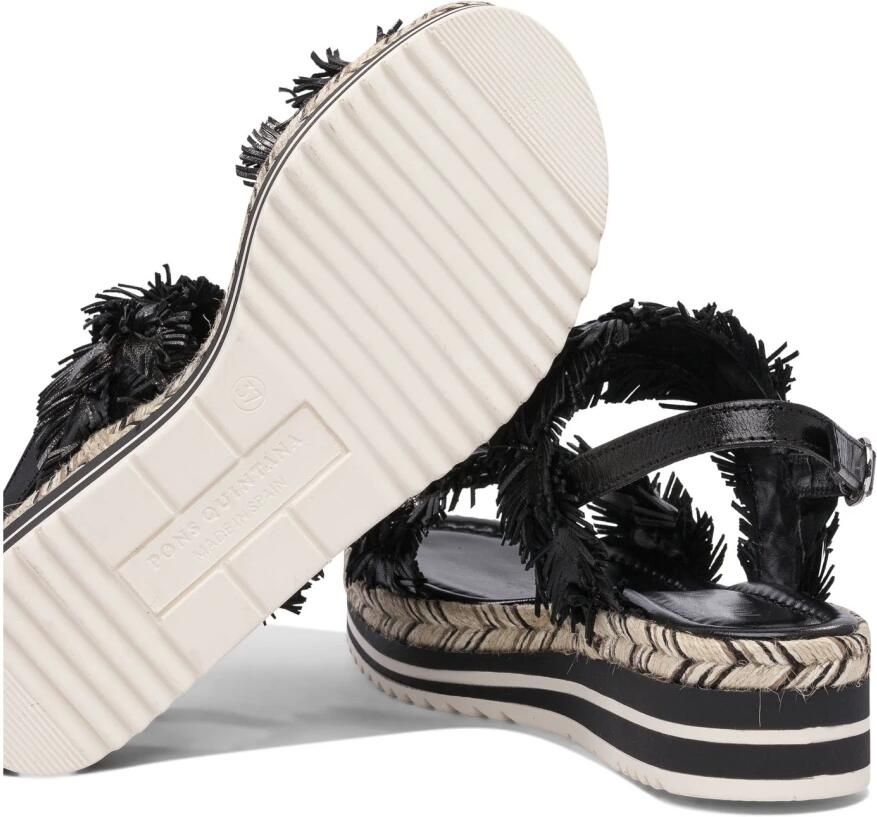 Pons Quintana Leren Sleehak Sandalen - Foto 2