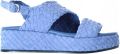 Pons Quintana Sandalo in pelle intrecciata - Blauw