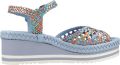 Pons Quintana Stijlvolle Wedges voor Vrouwen - Blauw