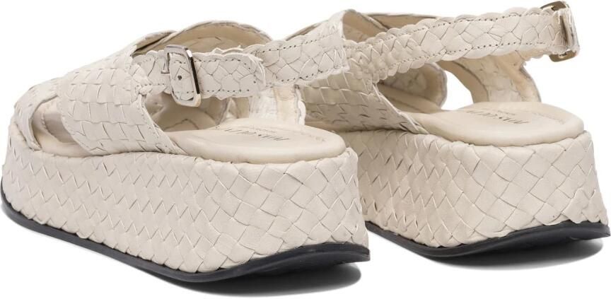 Pons Quintana Witte Leren Sandalen voor Vrouwen - Foto 4