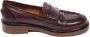 Pons Quintana Vintage-effect loafer in bordeaux - Thumbnail 1
