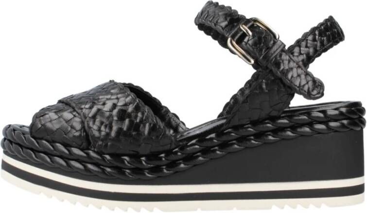 Pons Quintana Wedges Black Dames