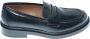 Pons Quintana Zwarte Geborsteld Leren Loafer Schoen - Thumbnail 1