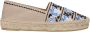 Prada Beige Stoffen Espadrilles met Print - Thumbnail 1