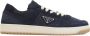 Prada Blauwe Suède Leren Sneakers - Thumbnail 1