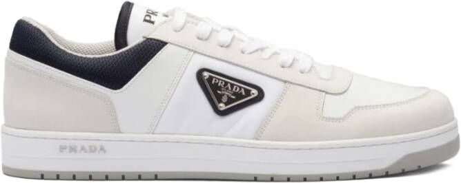 Prada Downtown Re-Nylon Lage Sneakers White Heren
