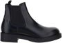 Prada Elegante Chelsea-laarzen in lakleerstijl Black Heren - Thumbnail 1
