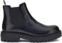 Prada Elegante Leren Chelsea Boots met Rubberen Zolen - Thumbnail 1