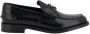 Prada Elegante leren loafers met iconische details Black Dames - Thumbnail 1