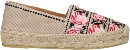 Prada Espadrille van stof met variabel print en platte hak