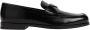 Prada Geborsteld kalfsleren loafers Black Heren - Thumbnail 1