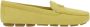 Prada Leren Logo Loafers Vrouwen Italië Yellow Dames - Thumbnail 5