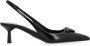Prada Gevormde Hak Leren Slingback Schoenen - Thumbnail 1