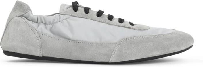 Prada Sneakers met logo en suède details