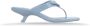 Prada Instap leren sandalen met logo hardware - Thumbnail 1