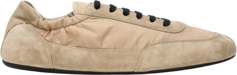 Prada Kameel Lage Sneakers