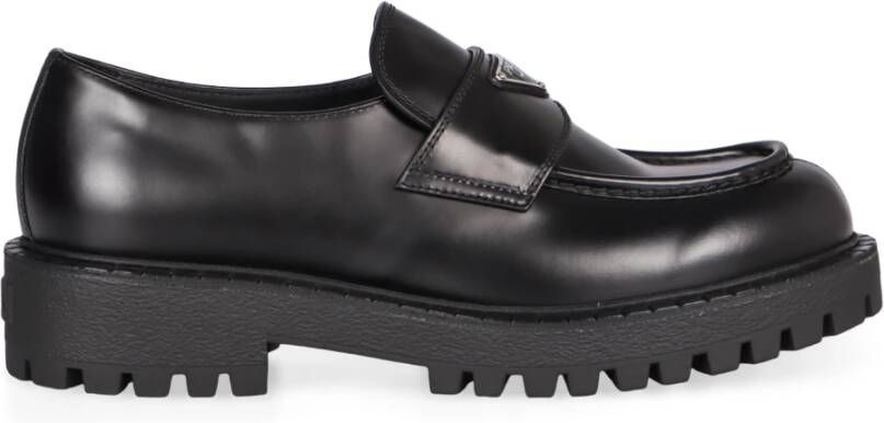 Prada Klassieke Leren Loafers