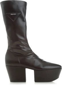 Prada Laarzen met hakken Zwart Dames