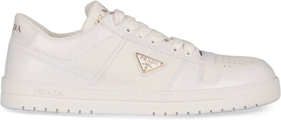 Prada Lage-top Kalfsleren Sneakers