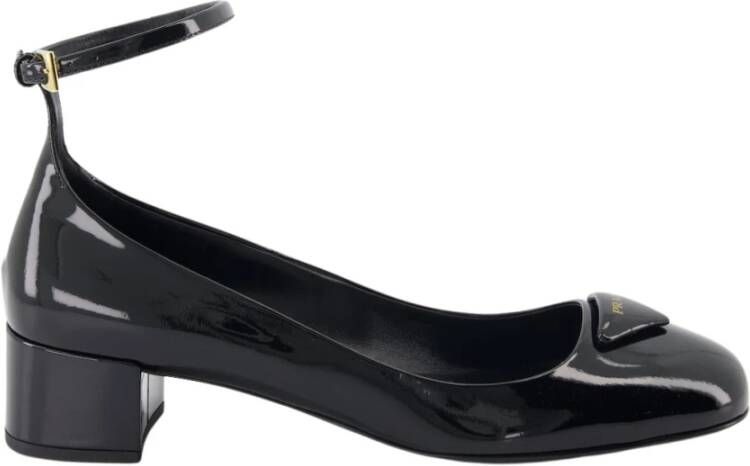 Prada Lakleren Pumps Black Dames