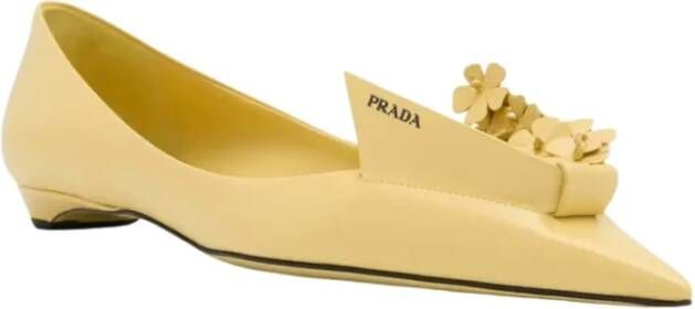 Prada Leren Ballerina's