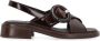Prada Leren Gesp Sandalen - Thumbnail 1