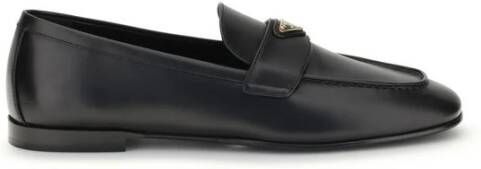 Prada Leren Loafers met Iconisch Detail
